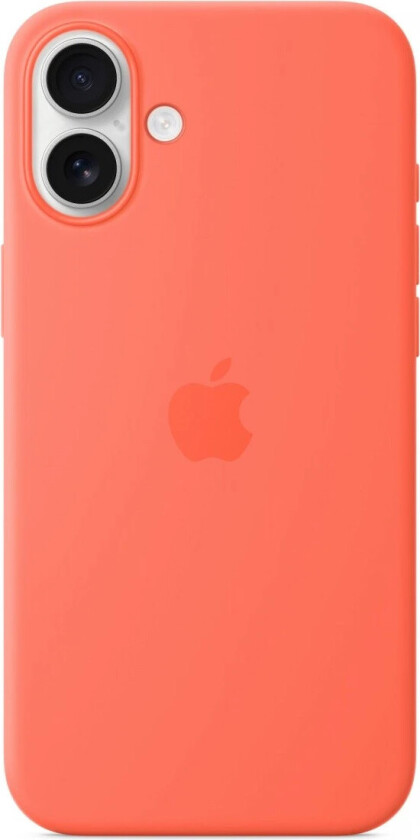 iPhone 16 Plus Silicone Case with MagSafe - Tangerine