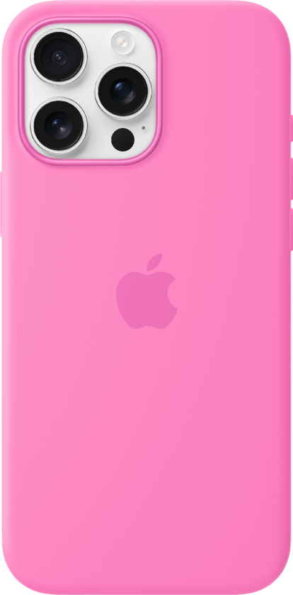 iPhone 16 Pro Max Silicone Case with MagSafe - Peony
