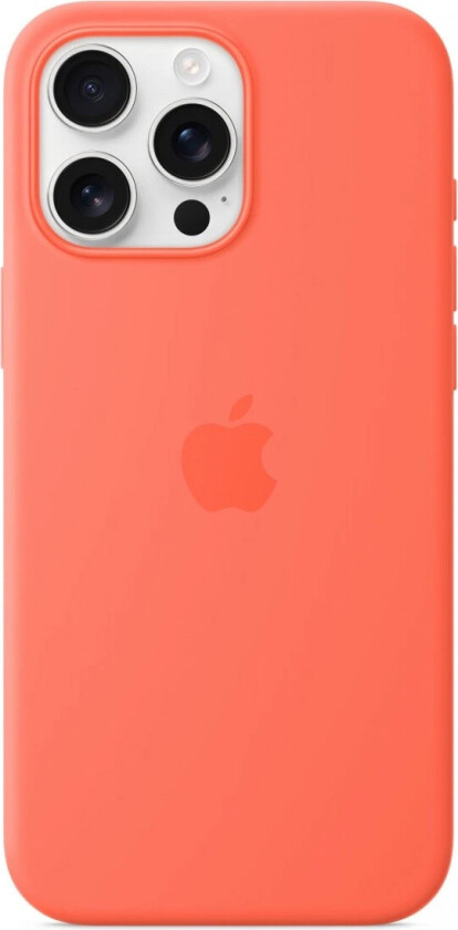 iPhone 16 Pro Max Silicone Case with MagSafe - Tangerine