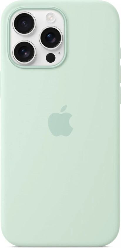 iPhone 16 Pro Max Silicone Case with MagSafe - Aquamarine