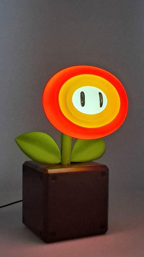 FIRE FLOWER LAMP - Lampe