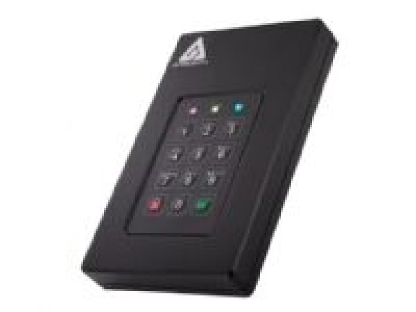 Aegis Fortress L3 - Ekstern Harddisk - 2TB - Svart