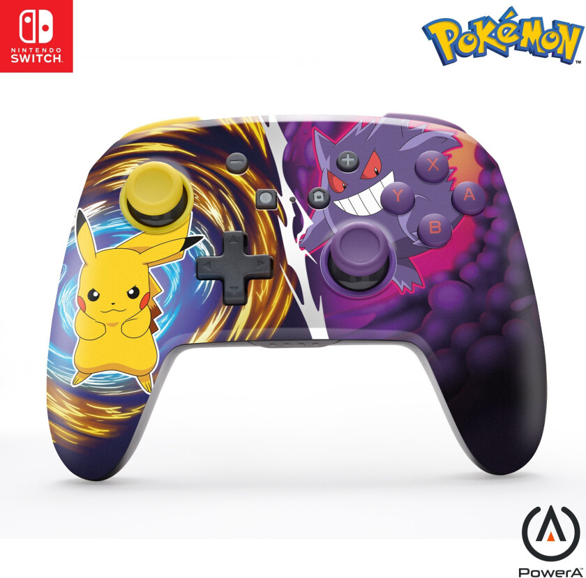 Enhanced Wireless Controller for Nintendo Switch - Pikachu vs. Gengar