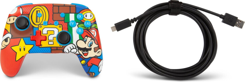 Enhanced Wireless Controller for Nintendo Switch - Mario Pop