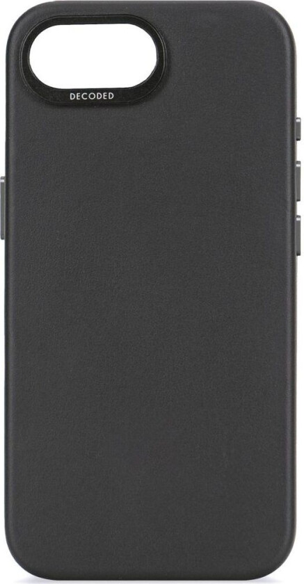 Leather Backcover Iphone 16e Sort