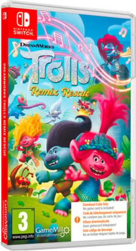 DreamWorks Trolls Remix Rescue (Code in a Box) - Nintendo Switch - Platformer