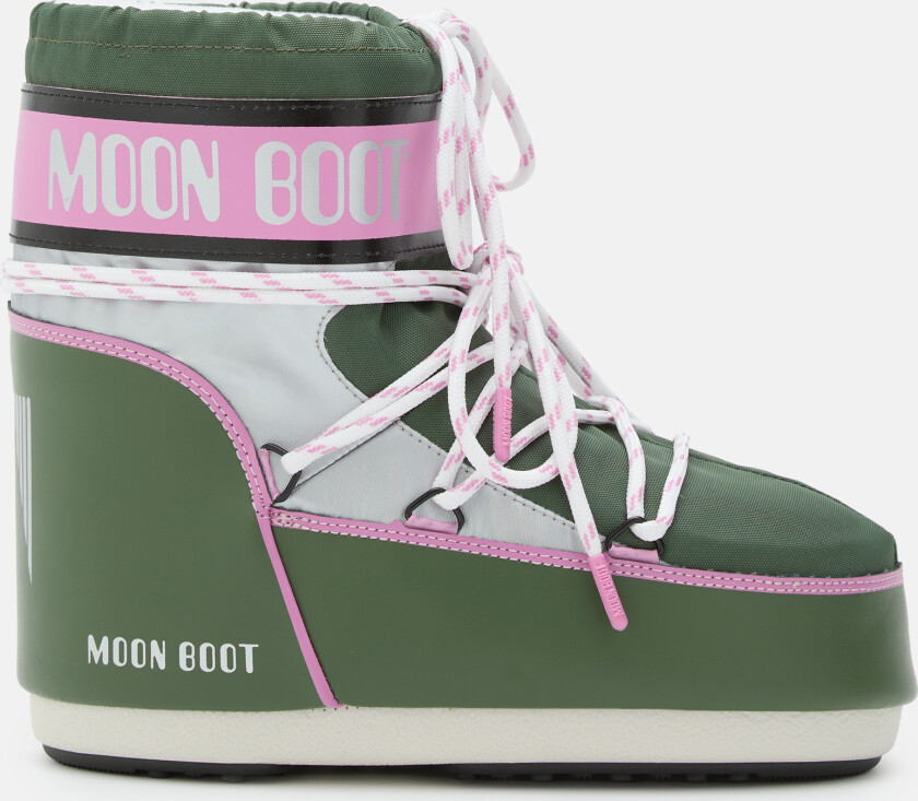 Moon Boot Mb Icon Low Space Racing Snøstøvler Forest Green/silver/pink Forest Green/Silver/Pink-33-35 EU Grønn 33-35 EU unisex