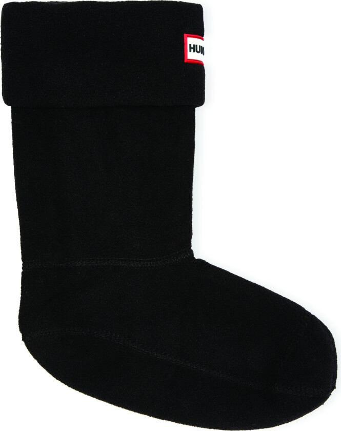 Kids Støvelstrømper I Fleece Black Black XL Svart XL unisex