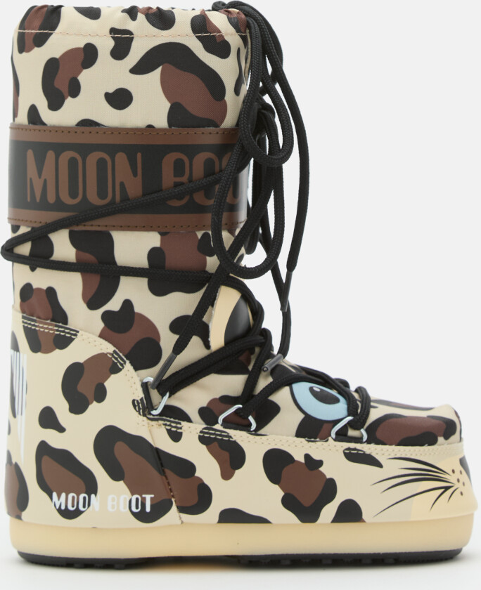 Moon Boot Mb Icon Animal Snøstøvler Leopard Leopard-27-30 EU Beige 27-30 EU kvinne