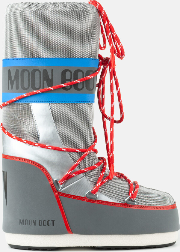 Moon Boot Mb Icon Space Racing Snøstøvler Silver/blue/red Silver/Blue/Red-27-30 EU Sølv 27-30 EU unisex