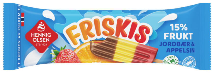 Friskis Jordbær&Appelsin 90ml