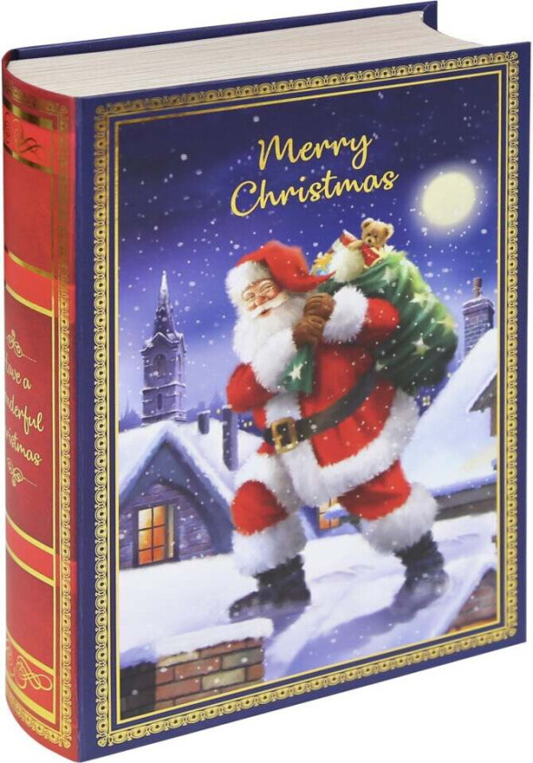 Gaveeske Bok Trad Santa Blå 2