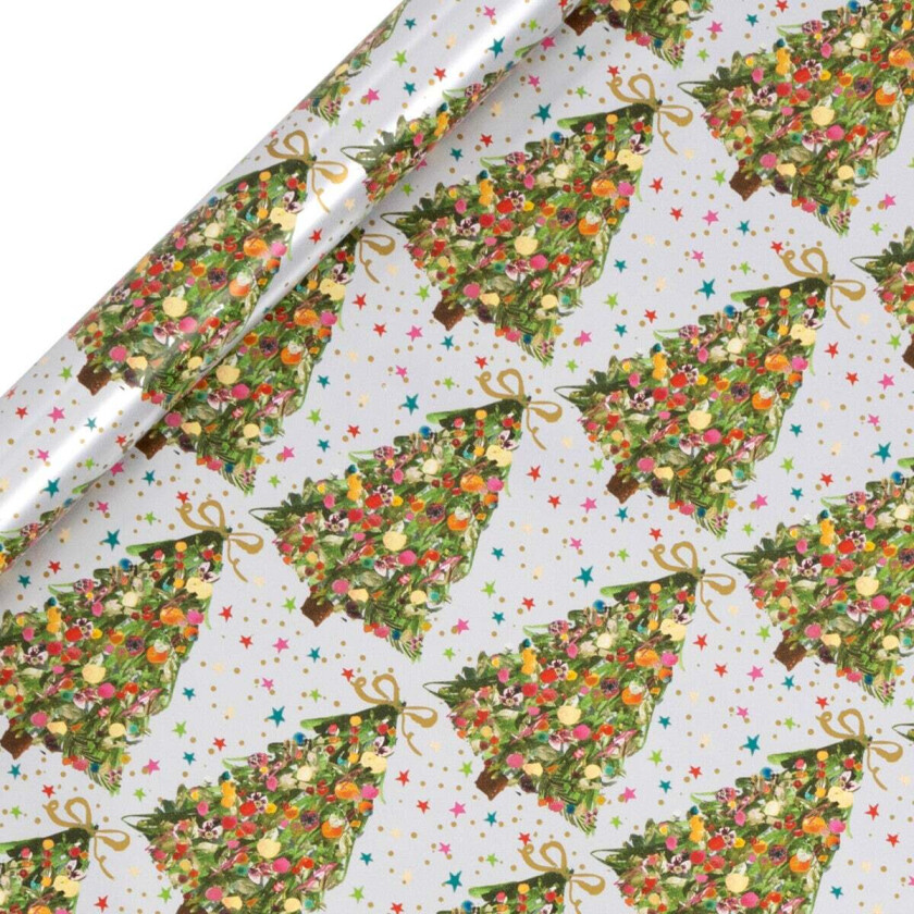 Gavepapir 4m Exquisite Evergreen Perlemor