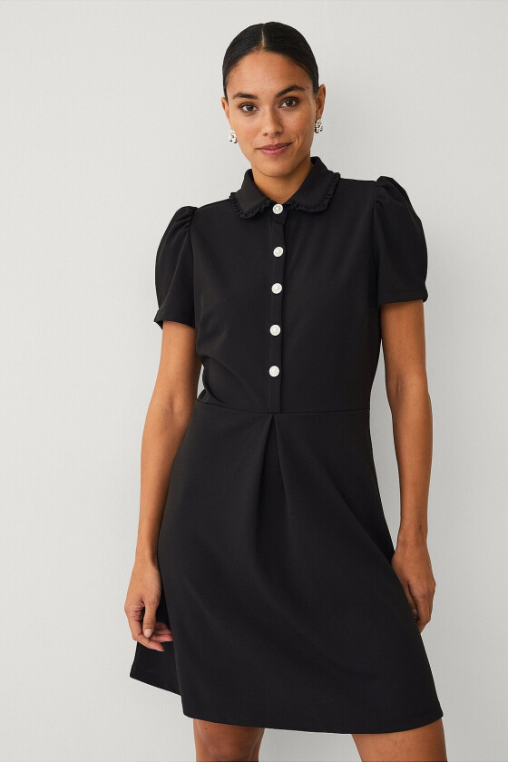 Skjortekjole - Svart