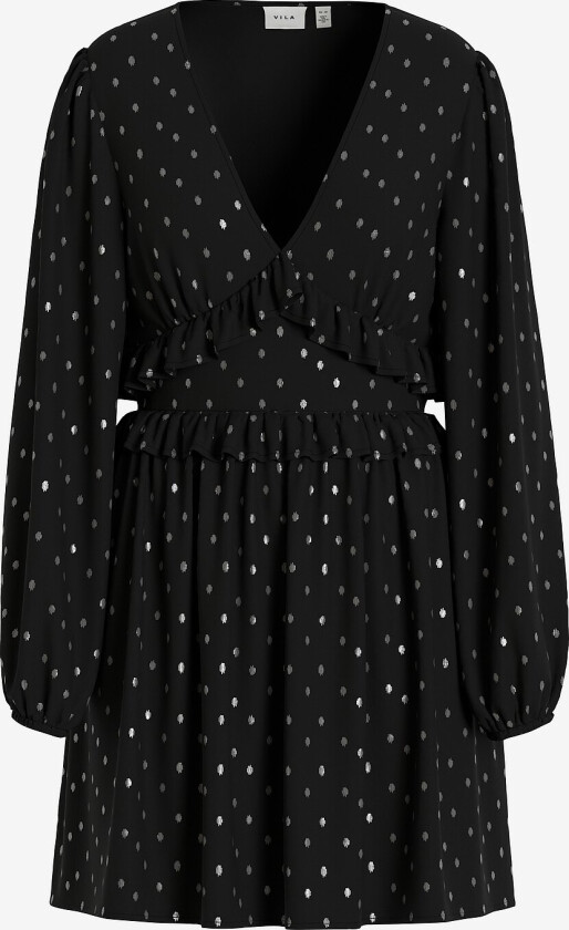 Kjole viTommi L/S V-neck - Svart