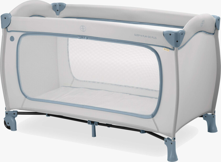 Sleep N Play Go Plus Reiseseng, Dusty Blue - Reisesenger - Stål