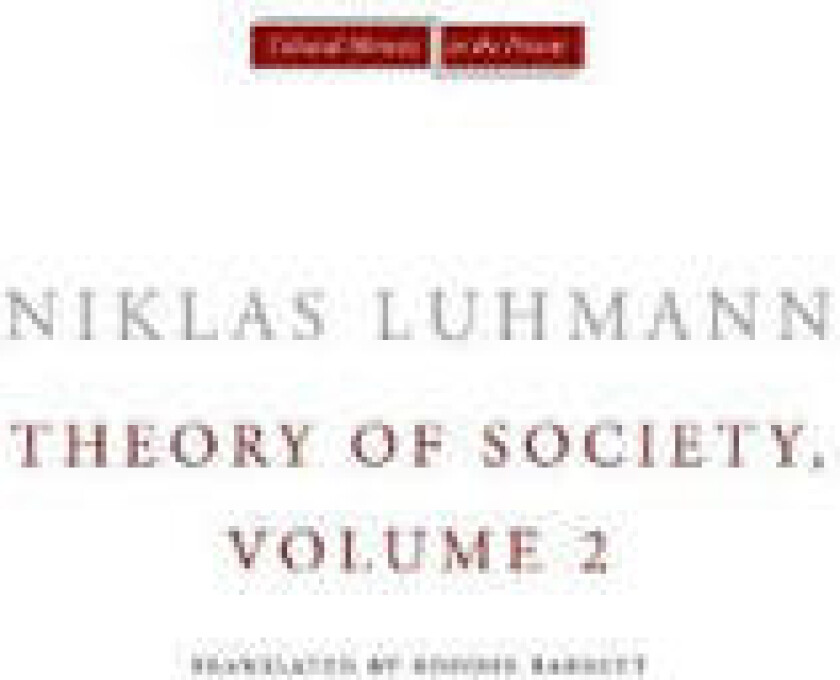 Theory of Society, Volume 2