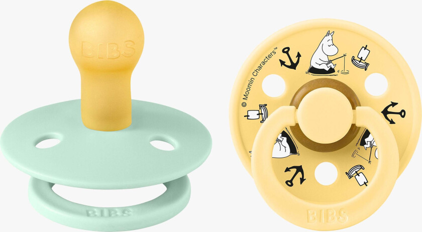 x Moomin Colour Sailing Smokk 2-Pakk Lateks Str 1, Nordic Mint - Smokker - Lateks