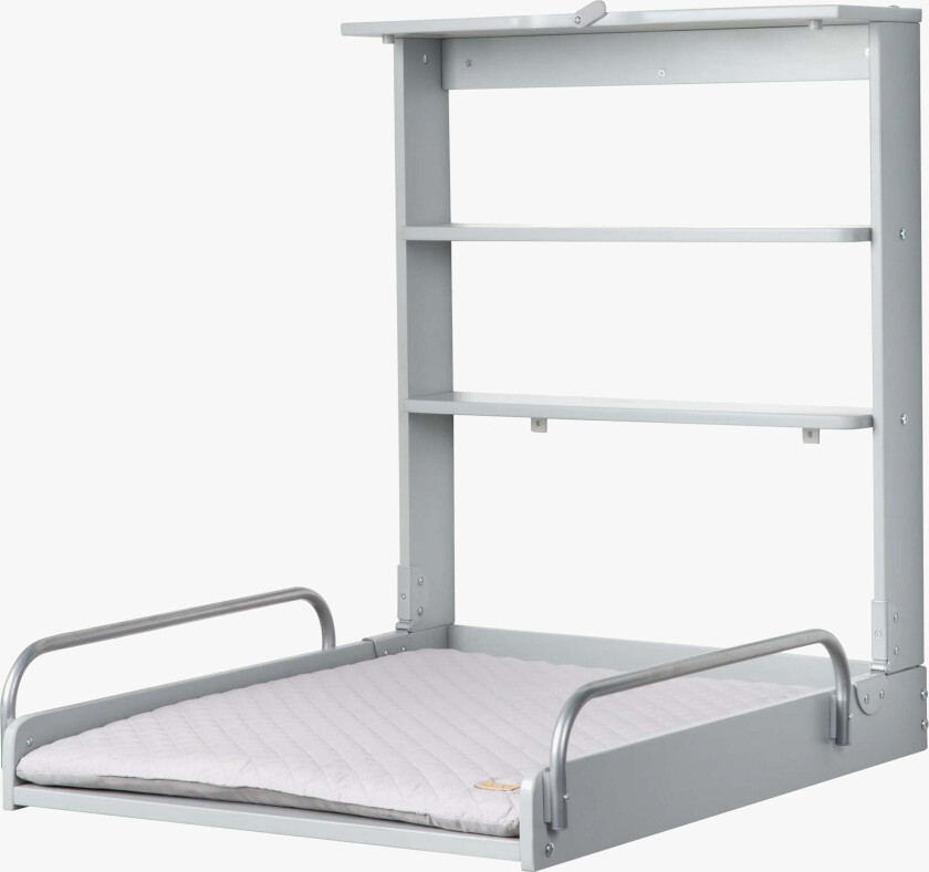 Bilde av Veggstellebord & Stellematte, Taupe Lacquered/Silver Grey - Veggstellebord - Plywood