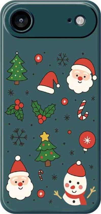 iPhone Air Jule Deksel - Fleksibel Plast - Julemotiver / Grønn