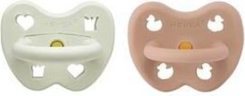 Naturgummi Smokker Rund 3-36 mnd. - Hornbæk - 2 stk.