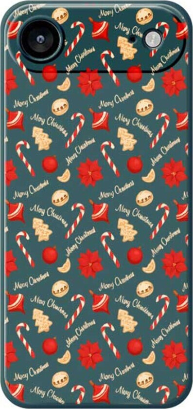 iPhone Air Jule Deksel - Fleksibel Plast - Julegodteri / Grønn