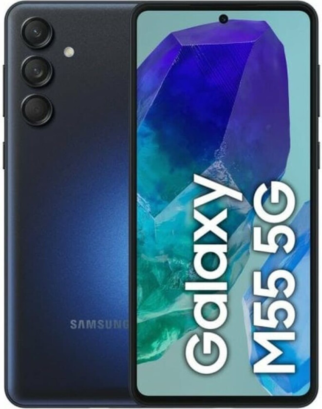 Smarttelefoner Samsung Galaxy M55 5G Octa Core 8 GB RAM 256 GB Svart