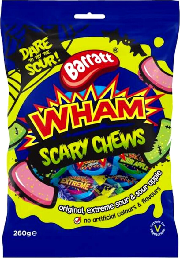 Barratt Wham Scary Chews - 260 gram