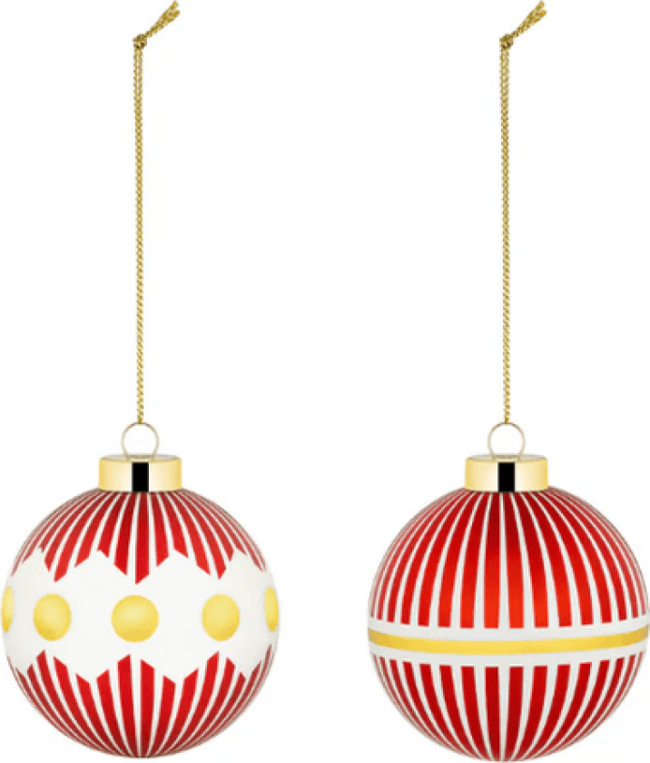 Julekule Delight Striper 2 stk