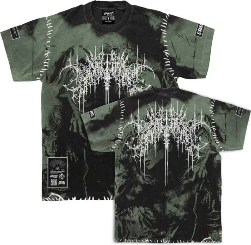 T-skjorte - Chamber Of Chaos - Heavy Oversized T-Shirt (mentol) 250GSM - S til 3XL - Herrer - batikk