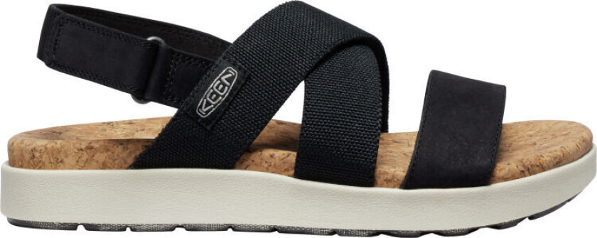 Keen Women's Elle Criss Cross Black-Birch 41, Black-Birch