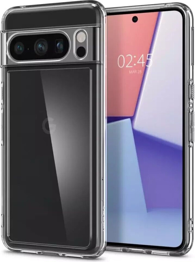 Google Pixel 8 Pro Ultra Hybrid Deksel - Gjennomsiktig