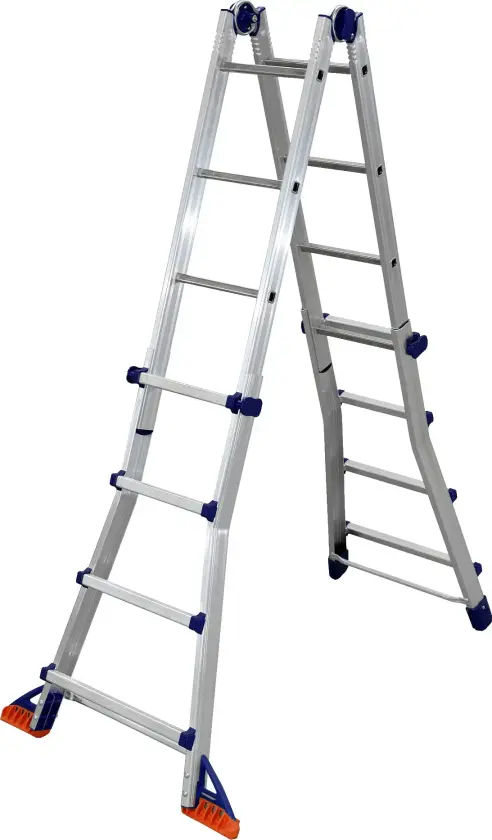 Teleskopstige med trappefunksjon Briko Blu 4 m