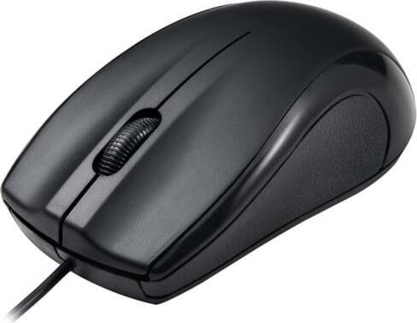 MS-711-C - mouse - USB-C - black - Mus - Optisk - 3 knapper - Svart