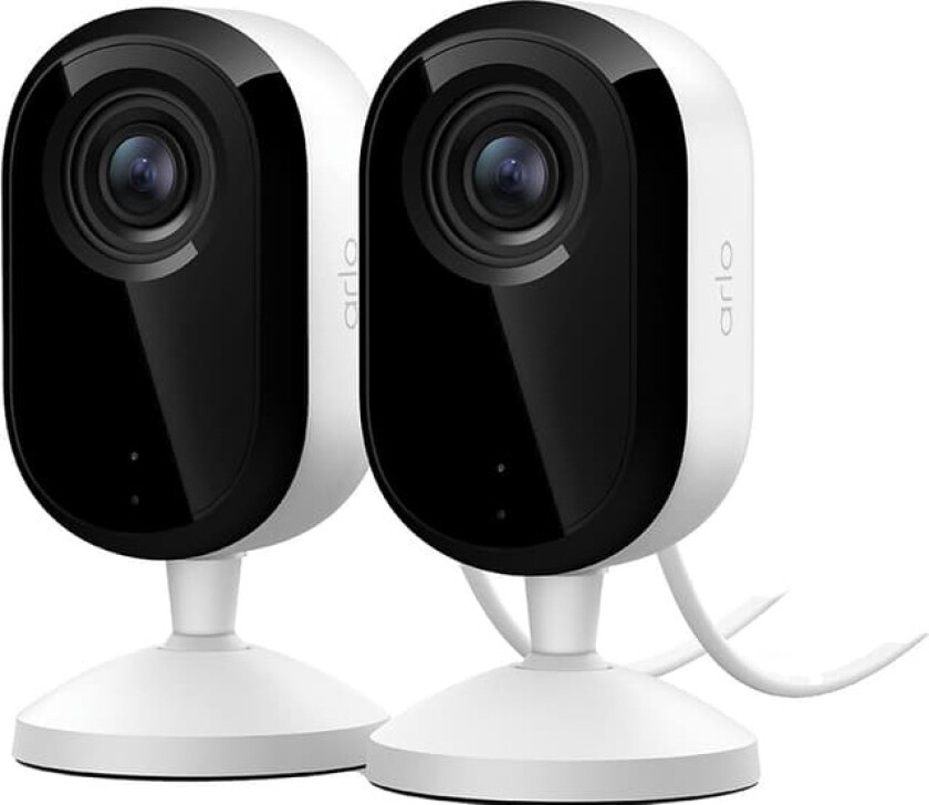 Essential HD innendørs sikkerhetskamera (2-pakning)