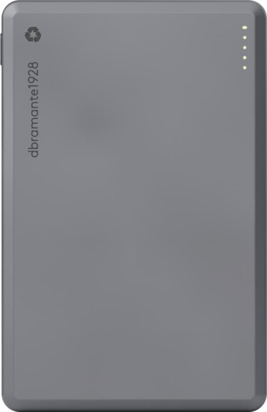 Recharge 5K trådløs powerbank (grå)