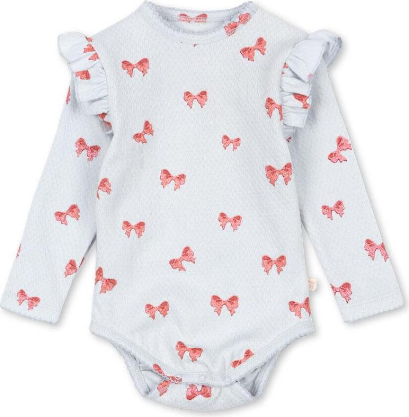 Bilde av GOTS Sui Frill Body Rosia Blue Bow Rosia Blue Bow 12 months Blå 12 måneder kvinne