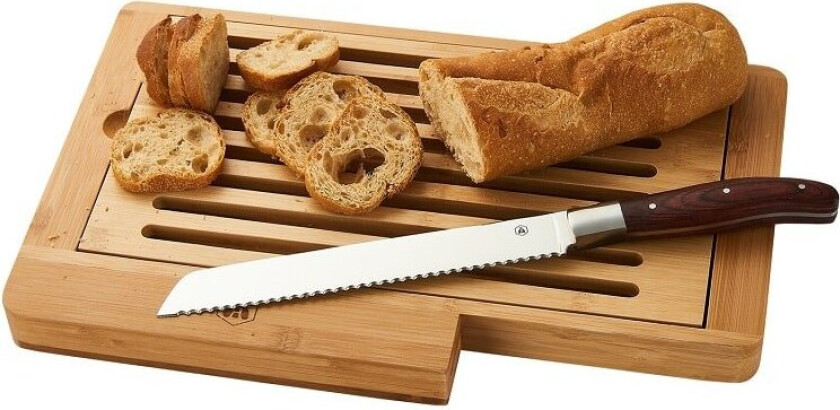 Brød Skjærebrett Med Kniv