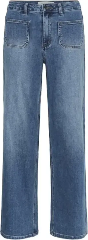 Book HW Reg Fit Jeans Denimblå 30/32