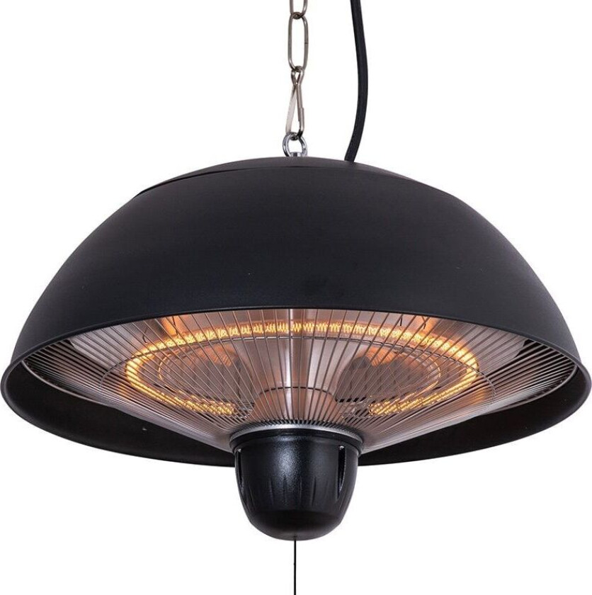 Hengende Patio Heater - 1500W - Svart
