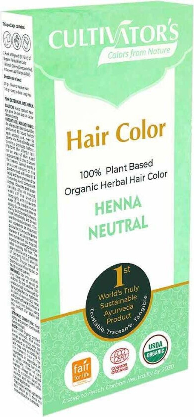 Hair Color Neutral Henna (Cassia)