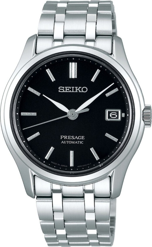 Presage Automatic Zen Garden SRPD99J1 - RIP - Automatisk - Sølv - Herreklokker - Rustfritt stål - ledd m/pin - Safir