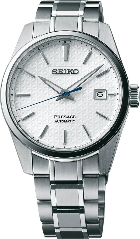 Presage Sharp Edged Series Automatic SPB165J1 - Automatisk - Sølv - Herreklokker - Rustfritt stål - ledd m/pin - Safir