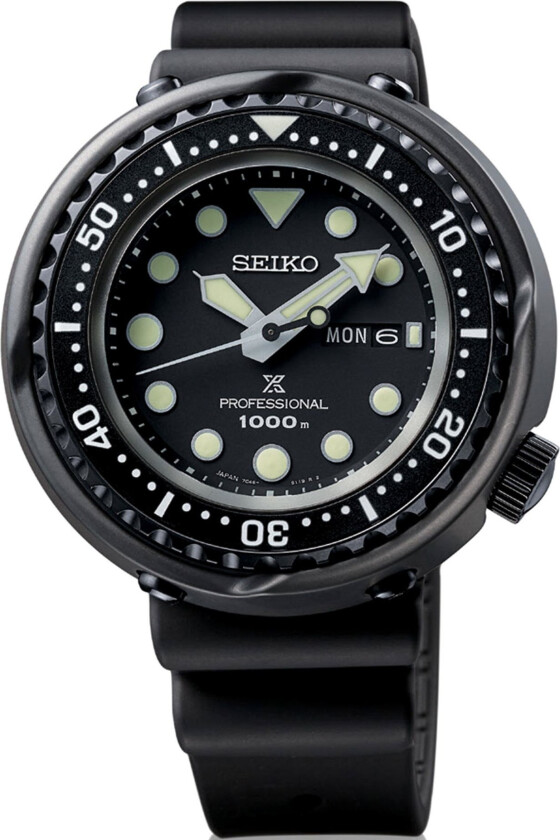 Seiko Prospex Tuna 1000M Professional Diver S23631J1 - Kvarts - Sølv Titanium - Herreklokker - Silikon - Safir