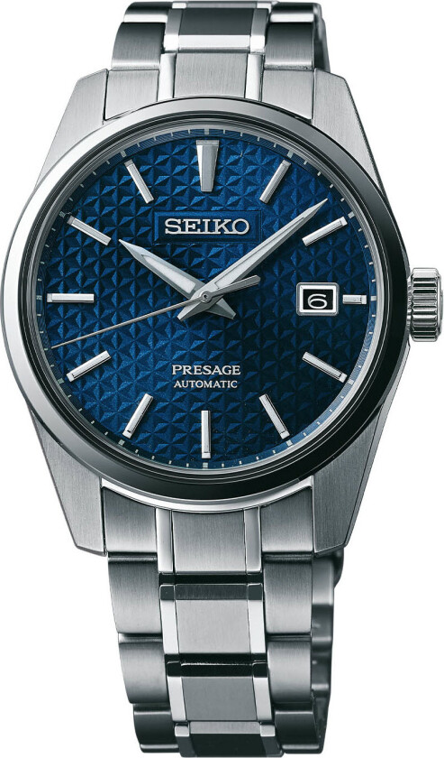 Presage Sharp Edged Series Automatic SPB167J1 - Automatisk - Sølv - Herreklokker - Rustfritt stål - ledd m/pin - Safir
