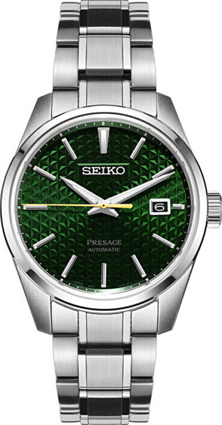 Presage Sharp Edged Series Automatic SPB169J1 - Automatisk - Sølv - Herreklokker - Rustfritt stål - ledd m/pin - Safir