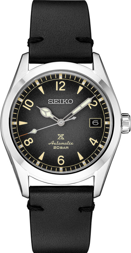 Seiko Prospex Automatic Alpinist SPB159J1 - Automatisk - Sølv - Herreklokker - Skinn - Safir