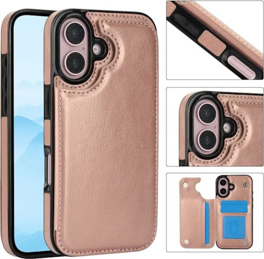 iPhone 16 - NKOBEE Wallet Case - Elegant, Praktisk och Säker