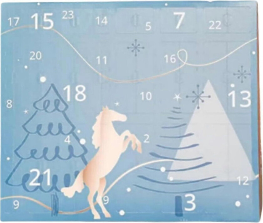 Adventskalender 2024, Hest Adventskalender For Hestens År, Nedtelling Med Festlig Hest-tema F-Min
