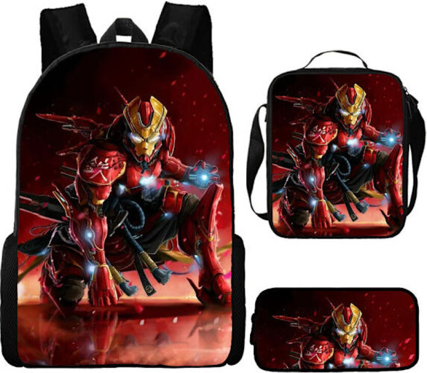 Marvel Spiderman Student Skoleveske Stor ryggsekk -1